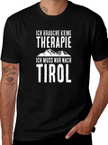 Tyrol Therapy T-Shirt - Black Cotton Tee