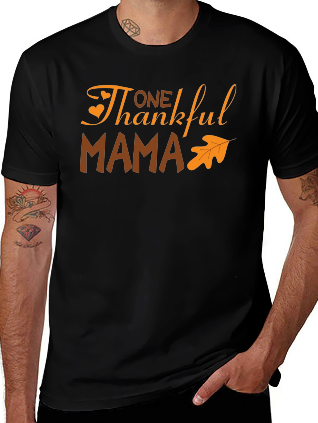 Thankful Mama Graphic Tee - Autumn Season