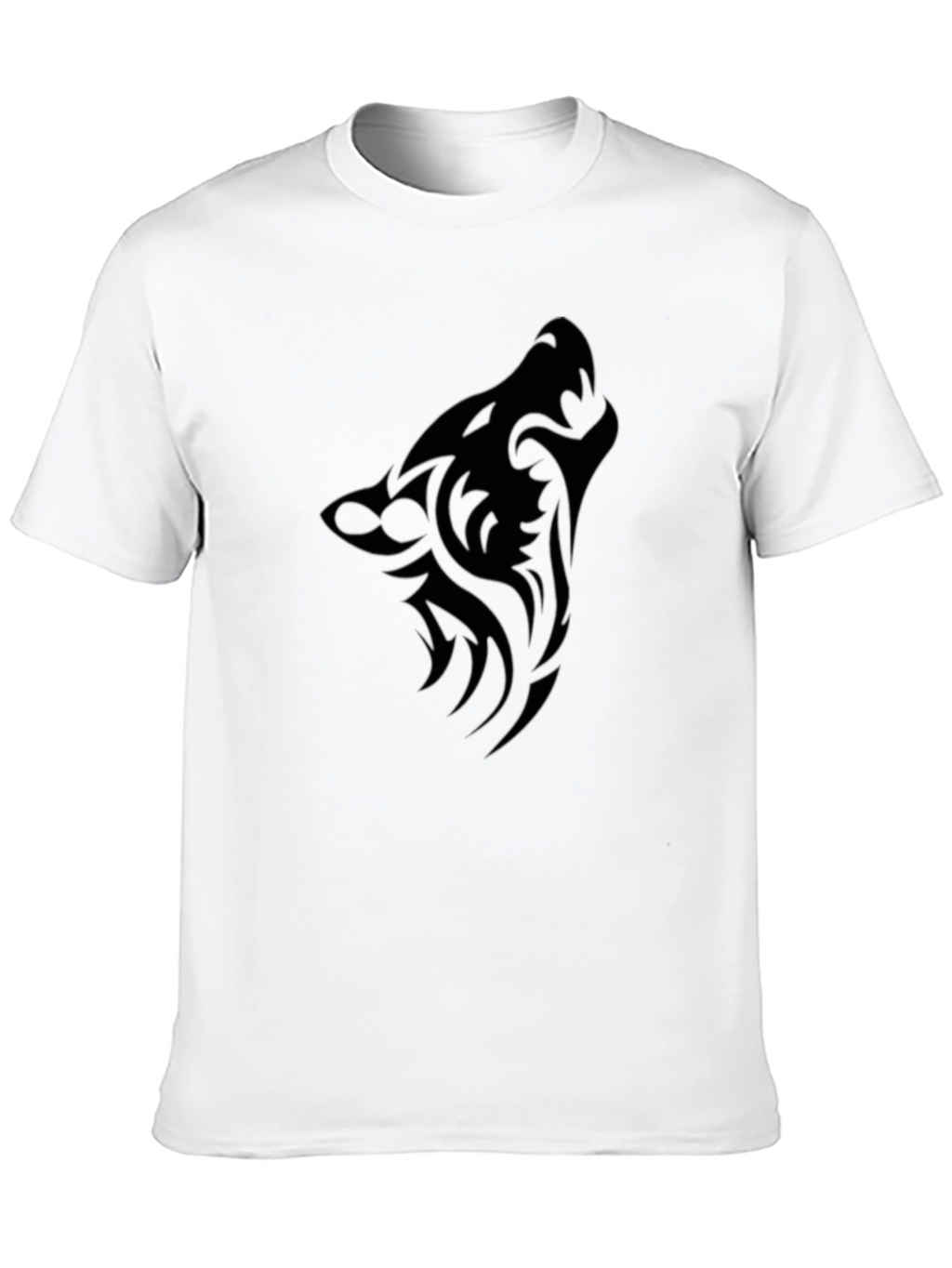 Tribal Wolf Graphic T-Shirt