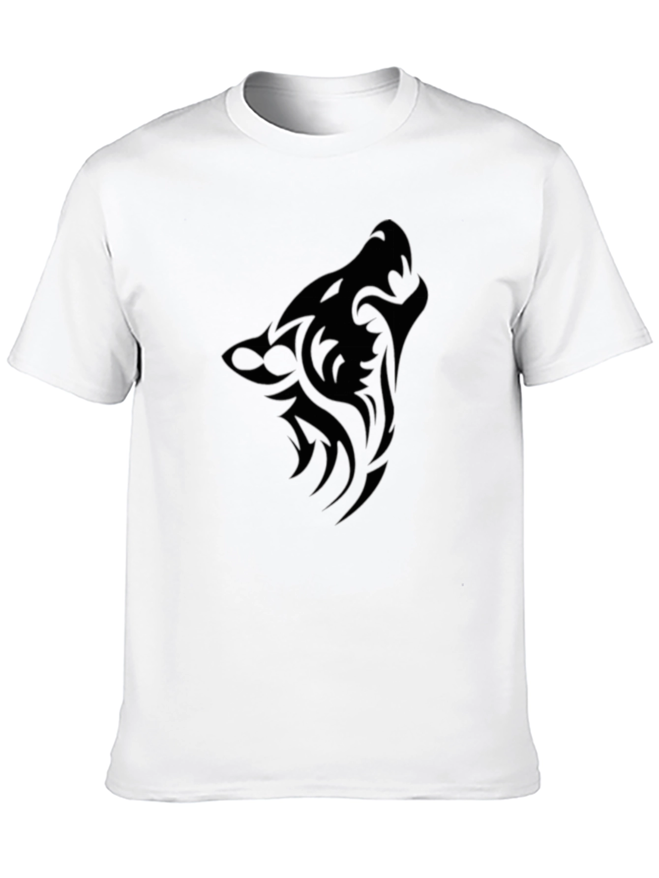 Tribal Wolf Graphic T-Shirt