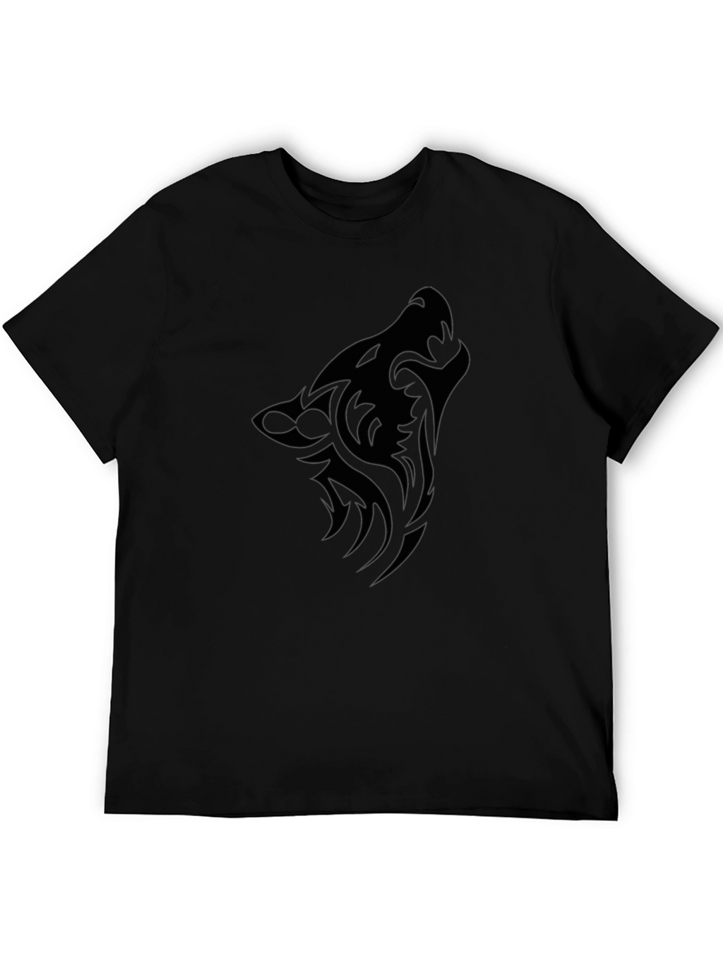 Tribal Wolf Graphic T-Shirt