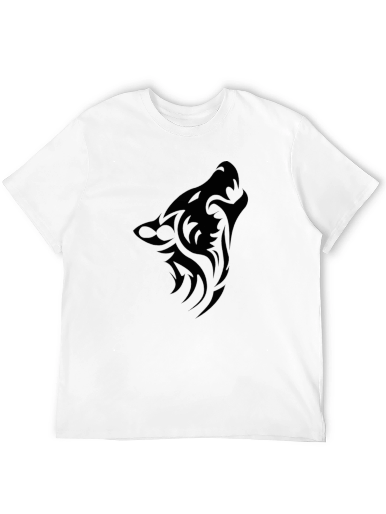Tribal Wolf Graphic T-Shirt