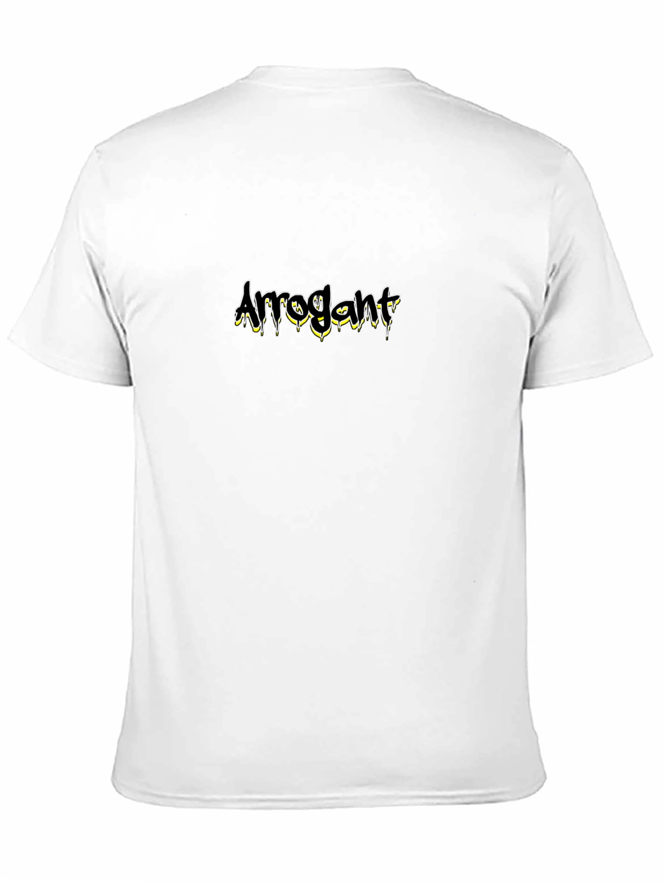 Arrogant Graphic Print Black T-Shirt