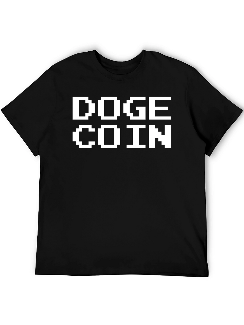 Doge Coin Black T-Shirt Crypto Meme Tee