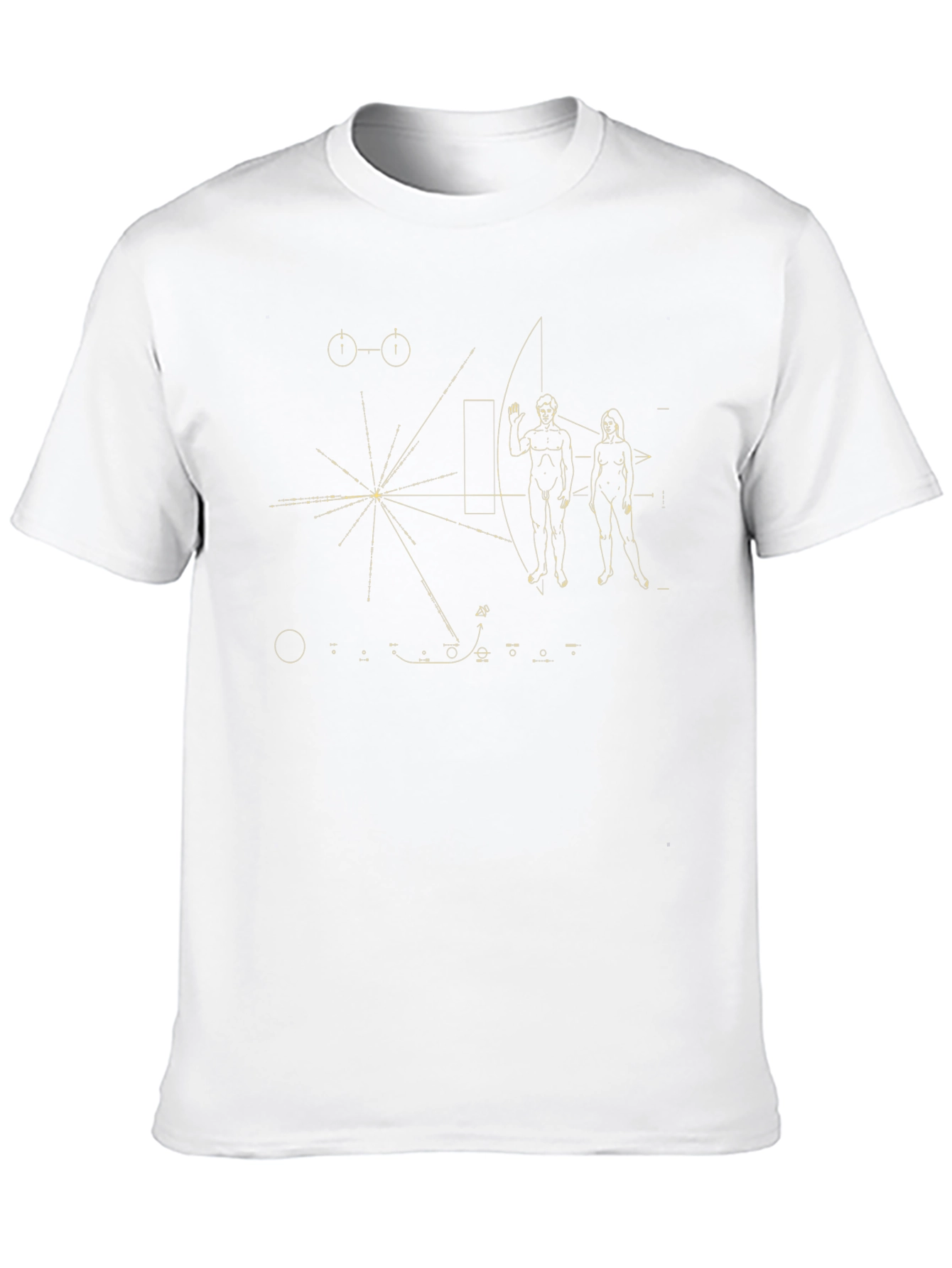 Voyager Plaque Graphic T-Shirt - Black