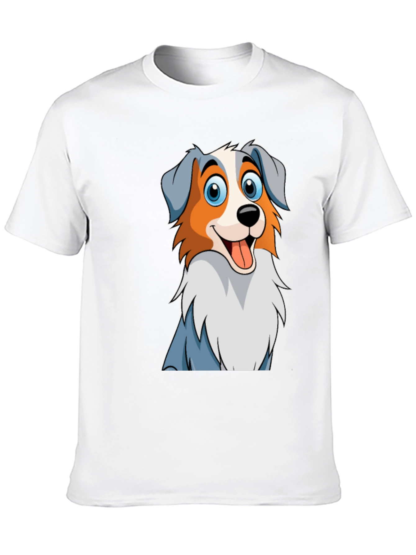 Cartoon Dog Graphic T-Shirt - Cute & Comfy