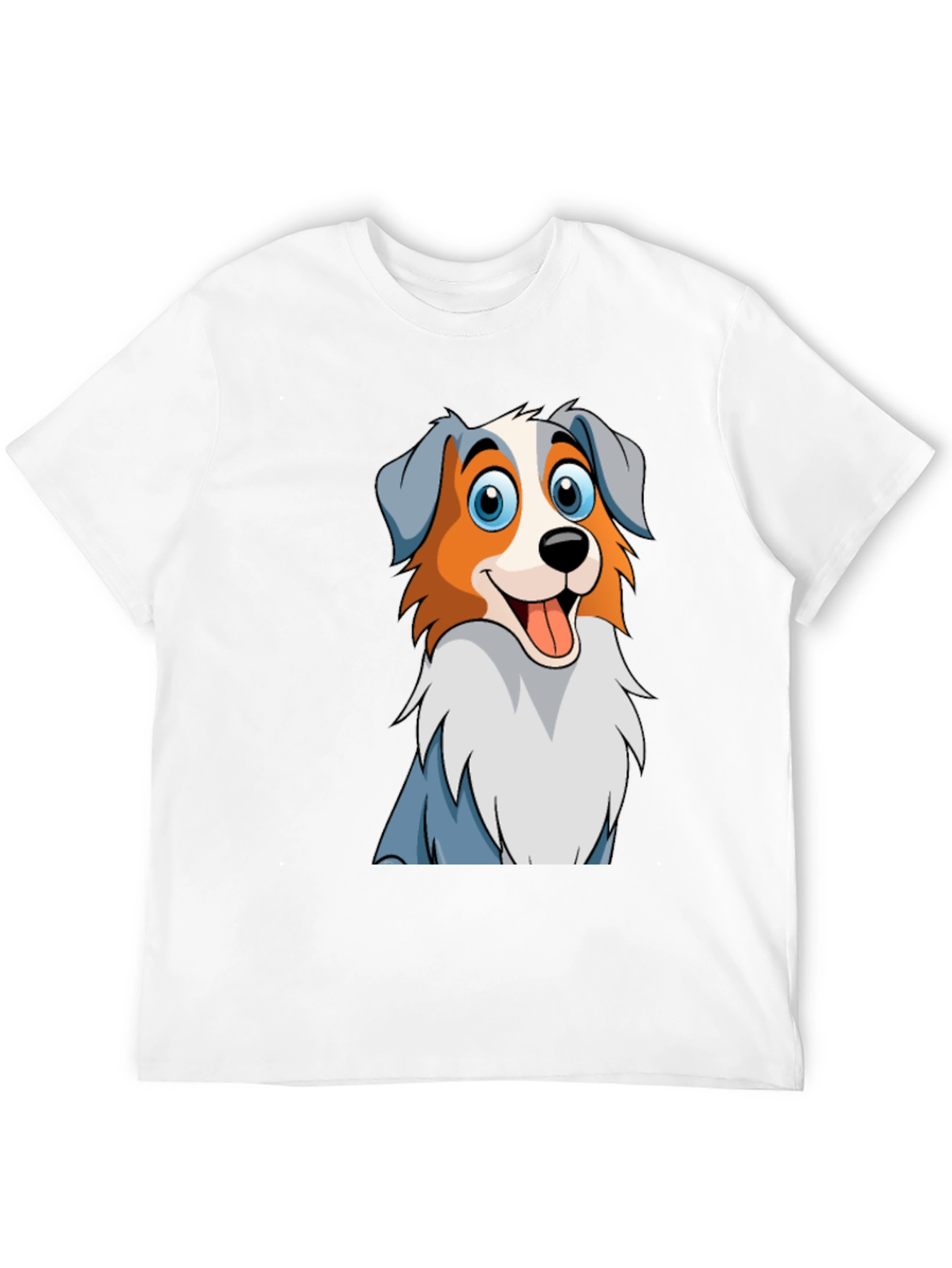 Cartoon Dog Graphic T-Shirt - Cute & Comfy