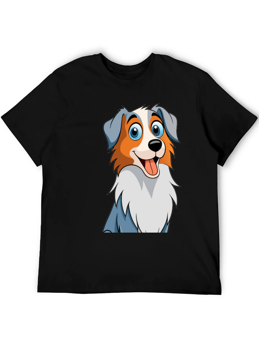 Cartoon Dog Graphic T-Shirt - Cute & Comfy