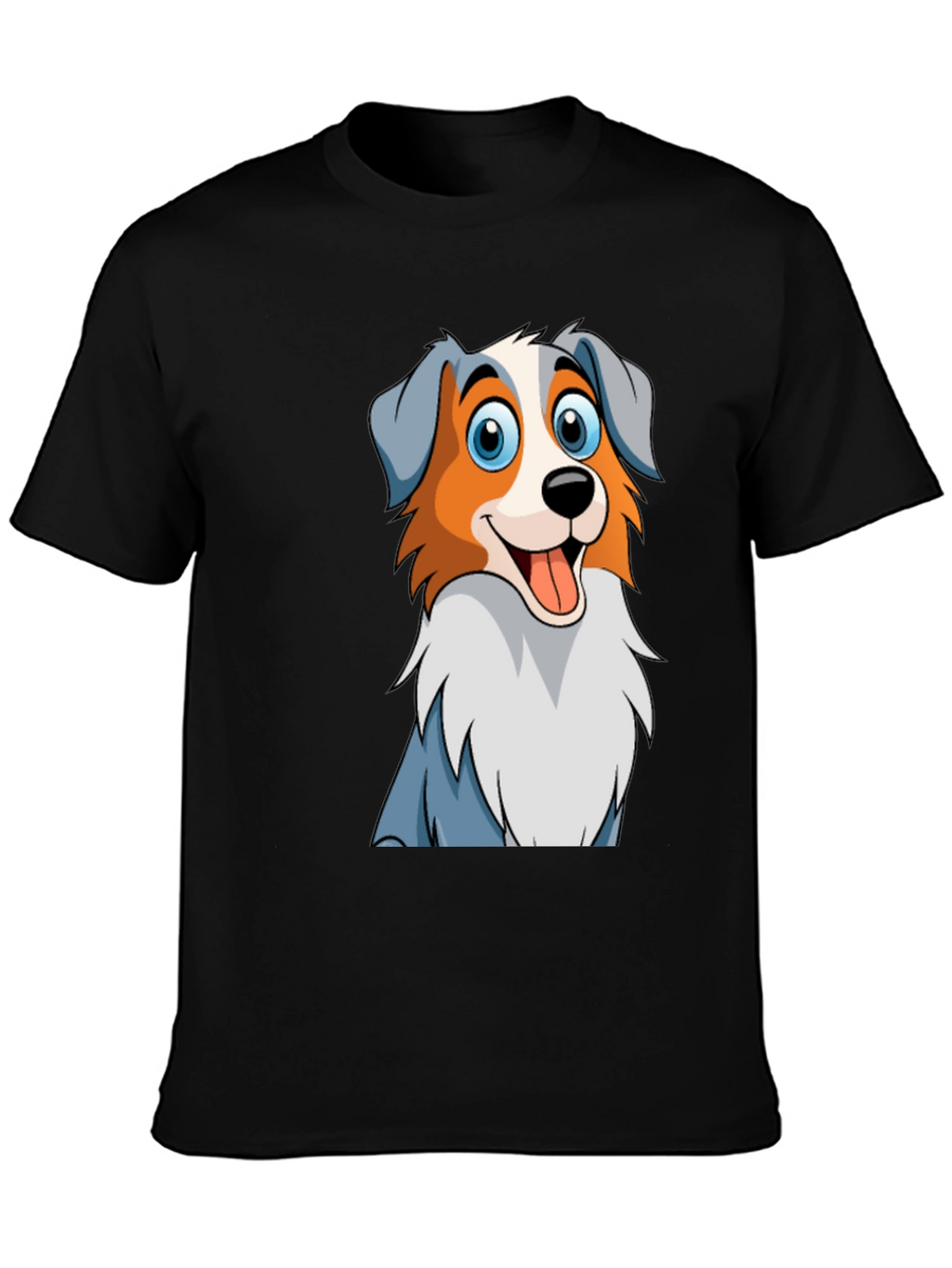 Cartoon Dog Graphic T-Shirt - Cute & Comfy