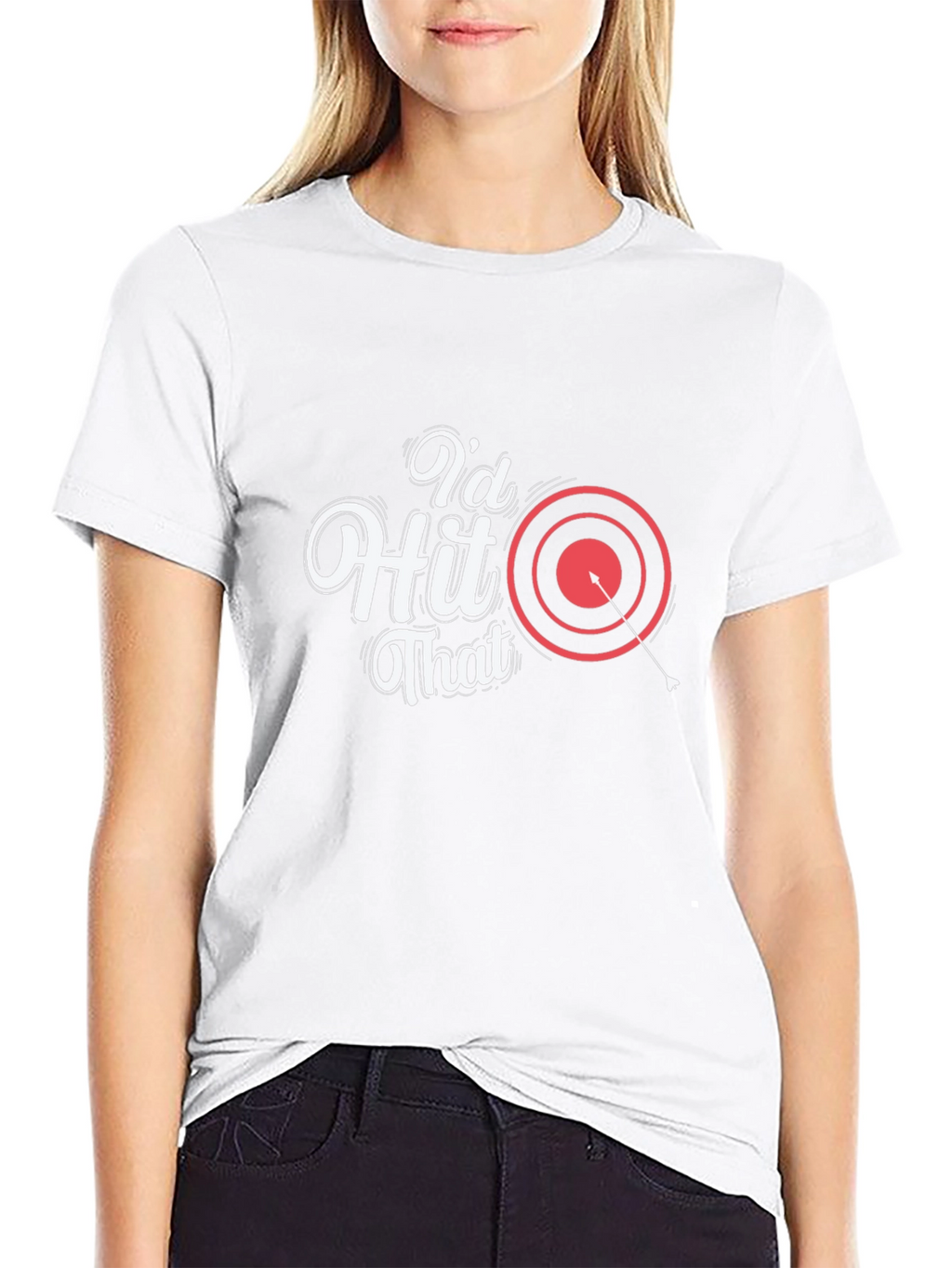 Id Hit That T-Shirt - Funny Archery Tee