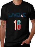 Lavelle 16 Patriotic Graphic Tee - Black