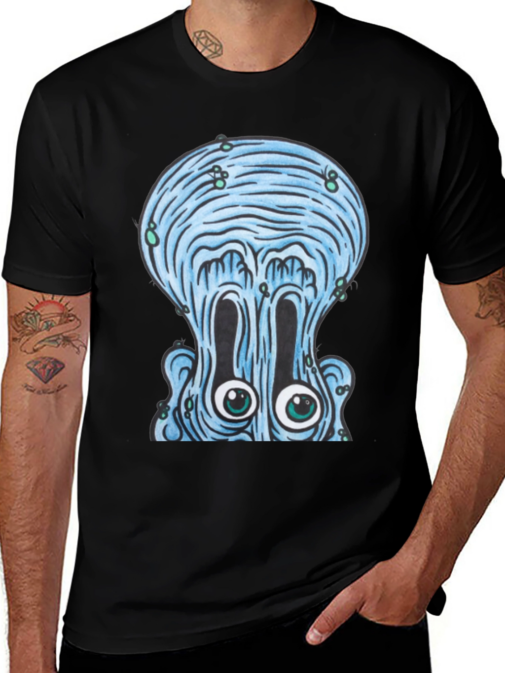 Squidward T-Shirt - Bold Cartoon Graphic Tee