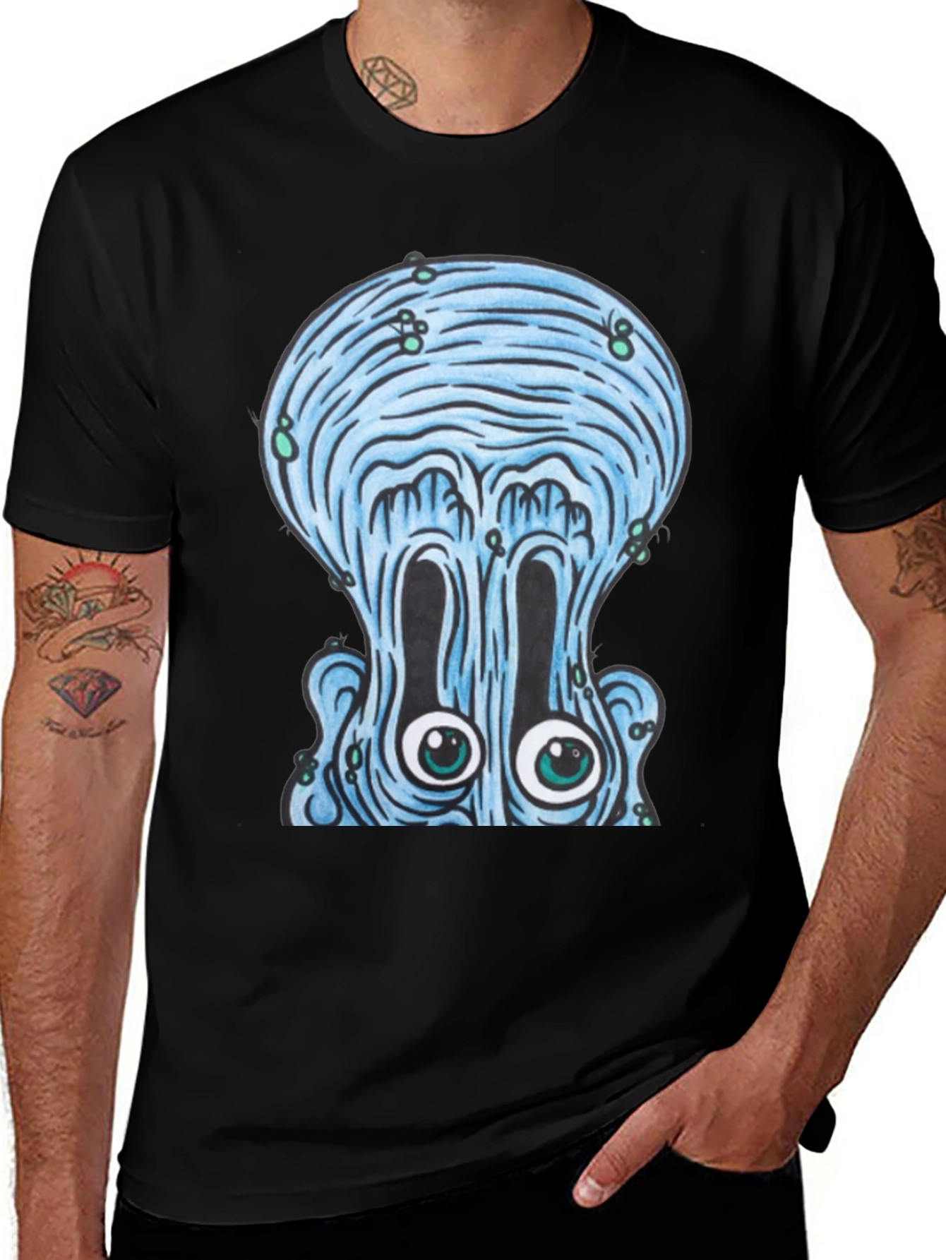 Squidward T-Shirt - Bold Cartoon Graphic Tee