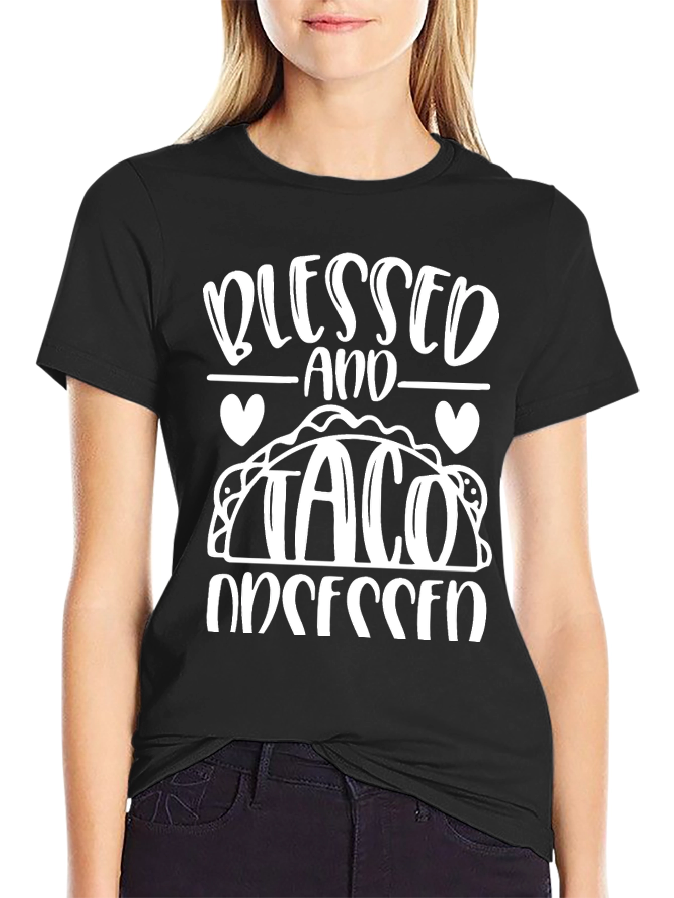 Blessed and Taco Obsessed T-Shirt