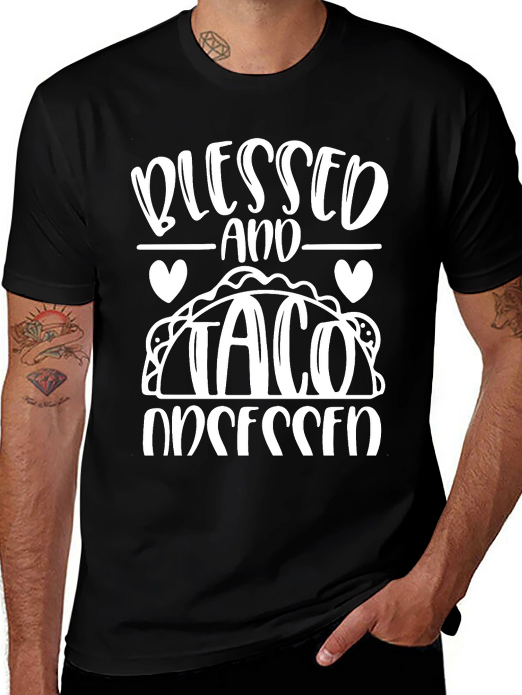 Blessed and Taco Obsessed T-Shirt