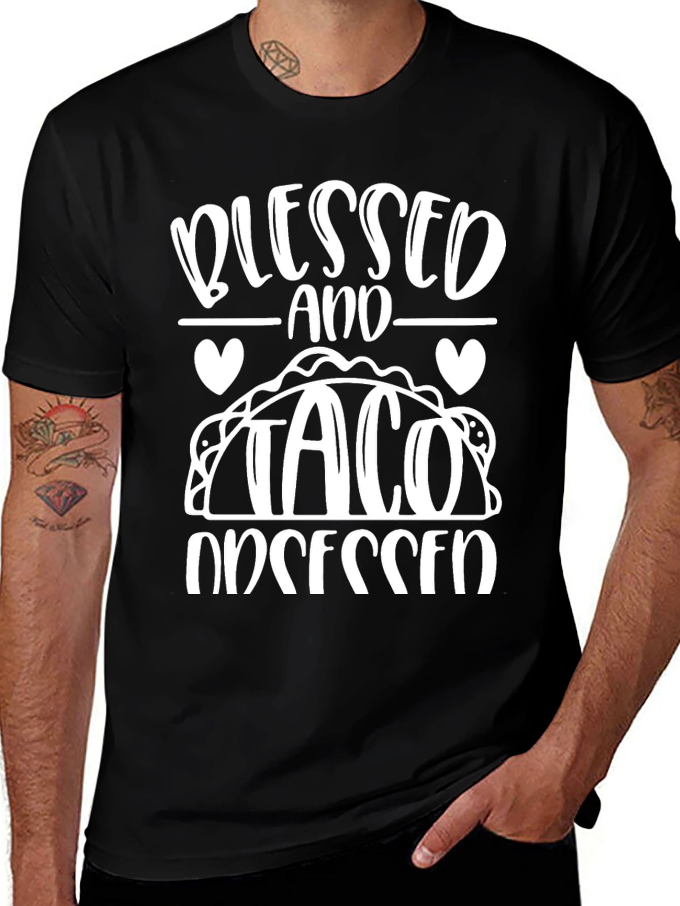 Blessed and Taco Obsessed T-Shirt