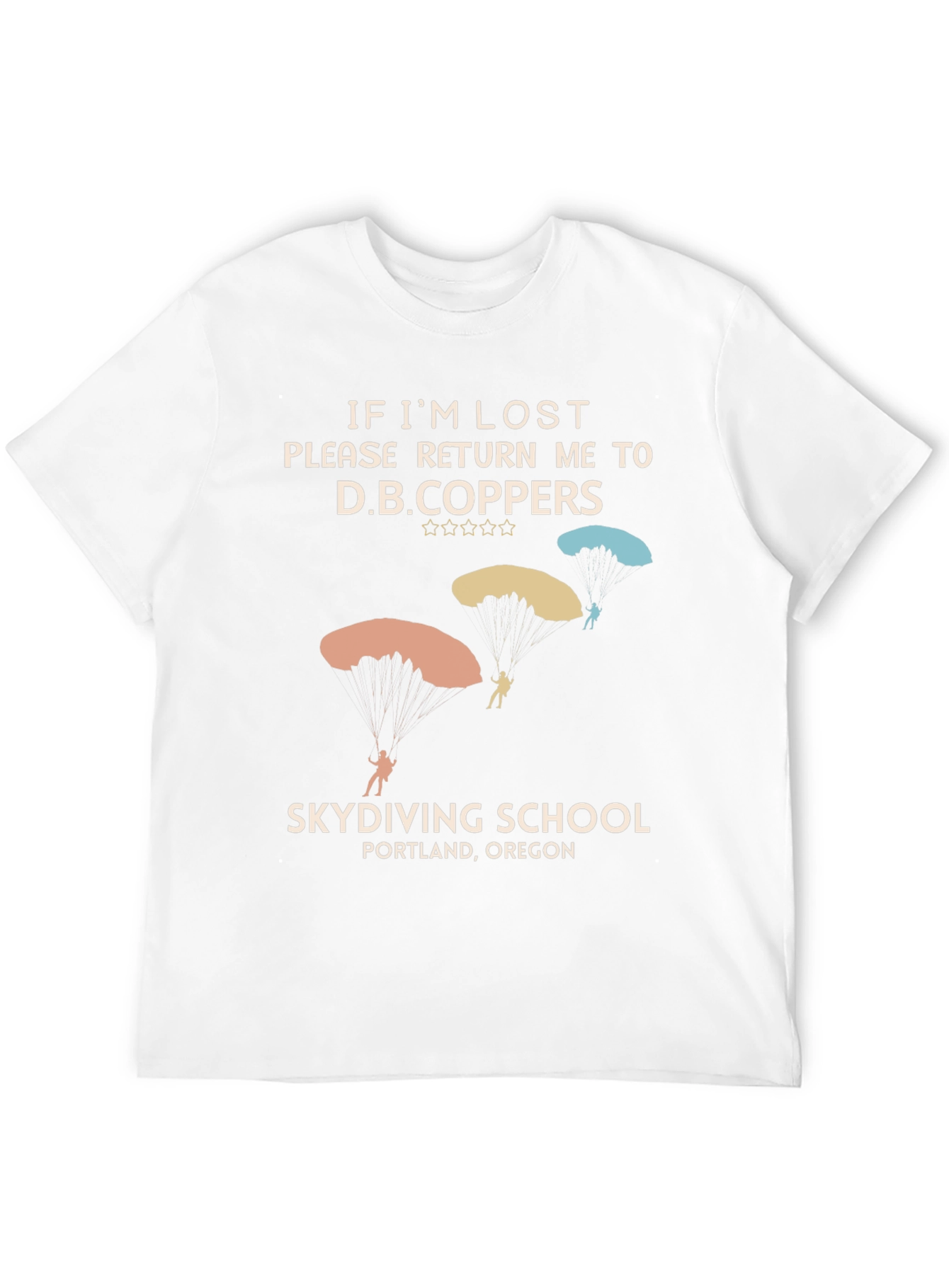 DB Coppers Skydiving School T-Shirt
