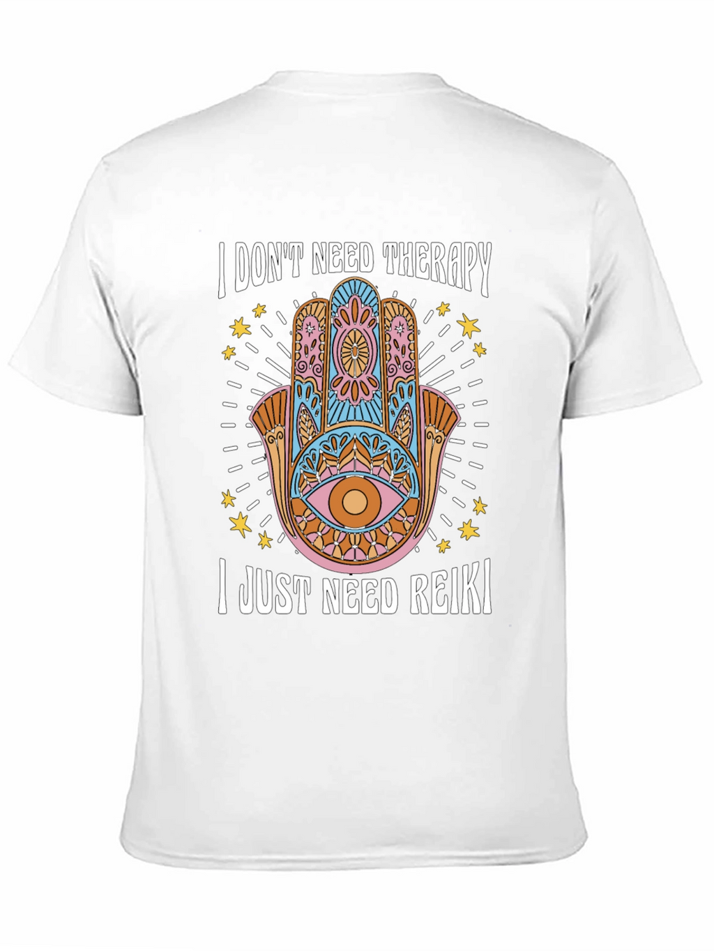 Reiki Therapy Graphic T-Shirt - Spiritual Wellness Tee