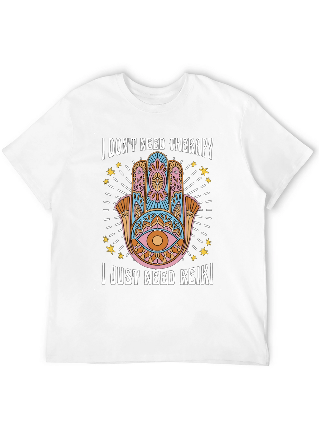 Reiki Therapy Graphic T-Shirt - Spiritual Wellness Tee