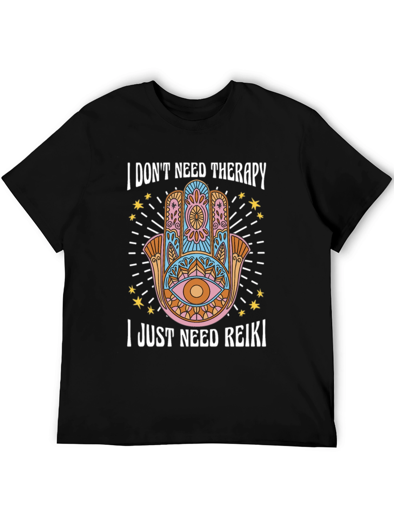 Reiki Therapy Graphic T-Shirt - Spiritual Wellness Tee
