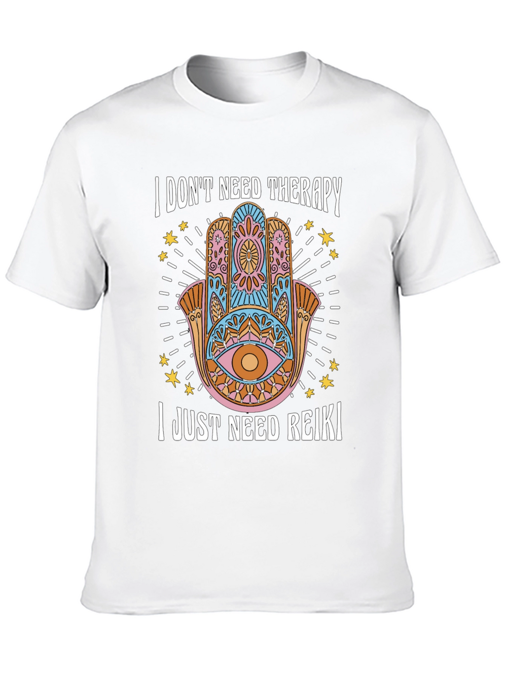 Reiki Therapy Graphic T-Shirt - Spiritual Wellness Tee