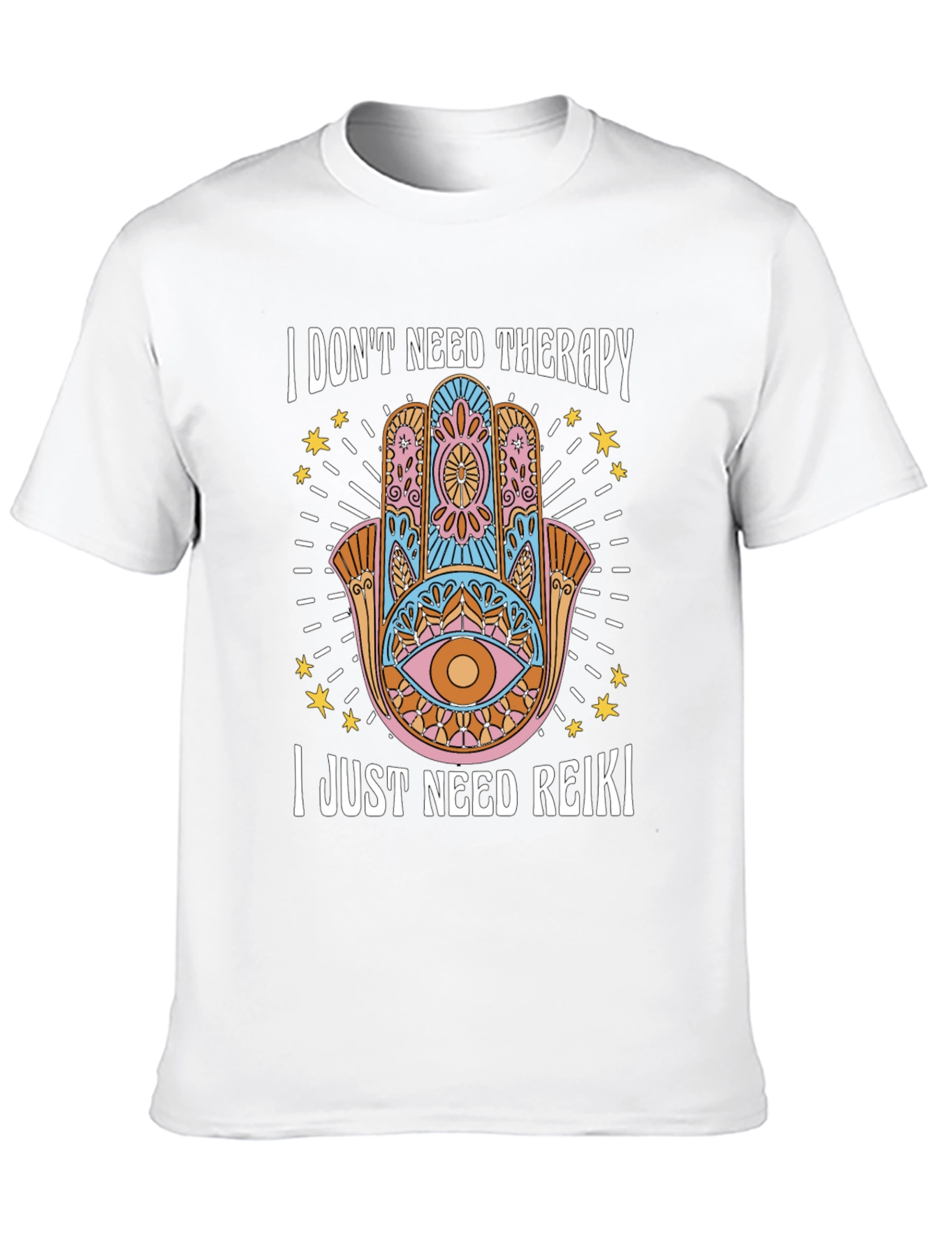 Reiki Therapy Graphic T-Shirt - Spiritual Wellness Tee