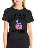Yoga Baa-lancing Life Graphic Tee