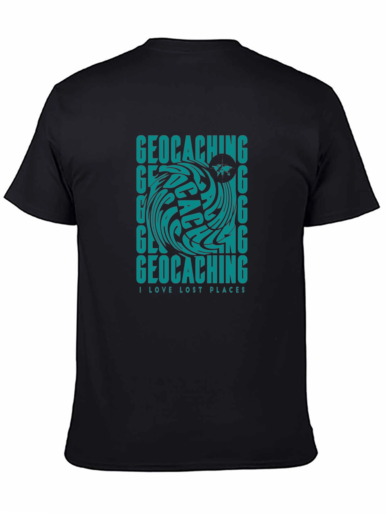 Geocaching T-Shirt - I Love Lost Places