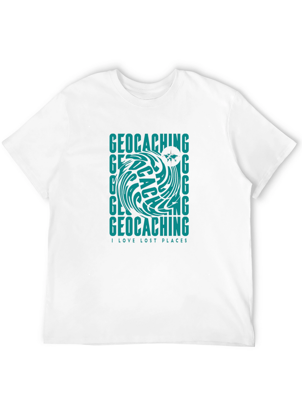 Geocaching T-Shirt - I Love Lost Places