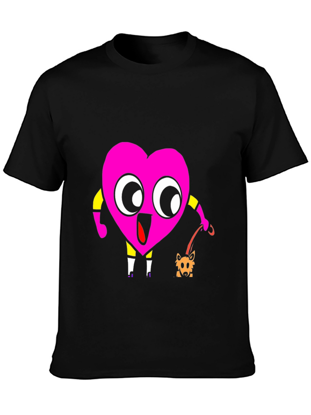 Heart Character Graphic Print Tee