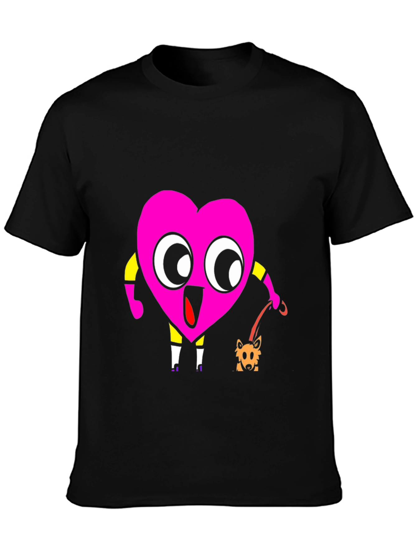Heart Character Graphic Print Tee