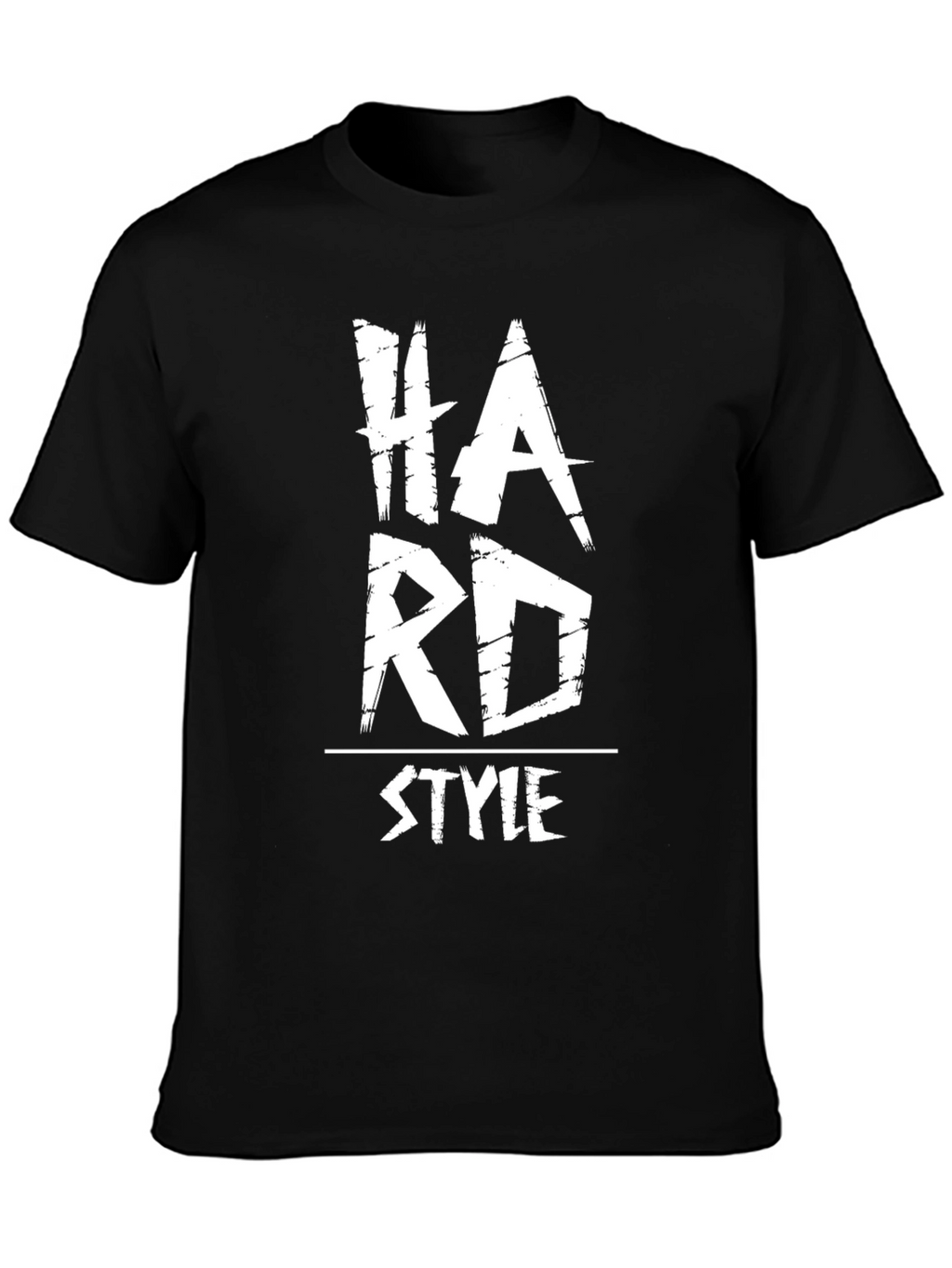Hard Style Graphic Print T-Shirt - Black