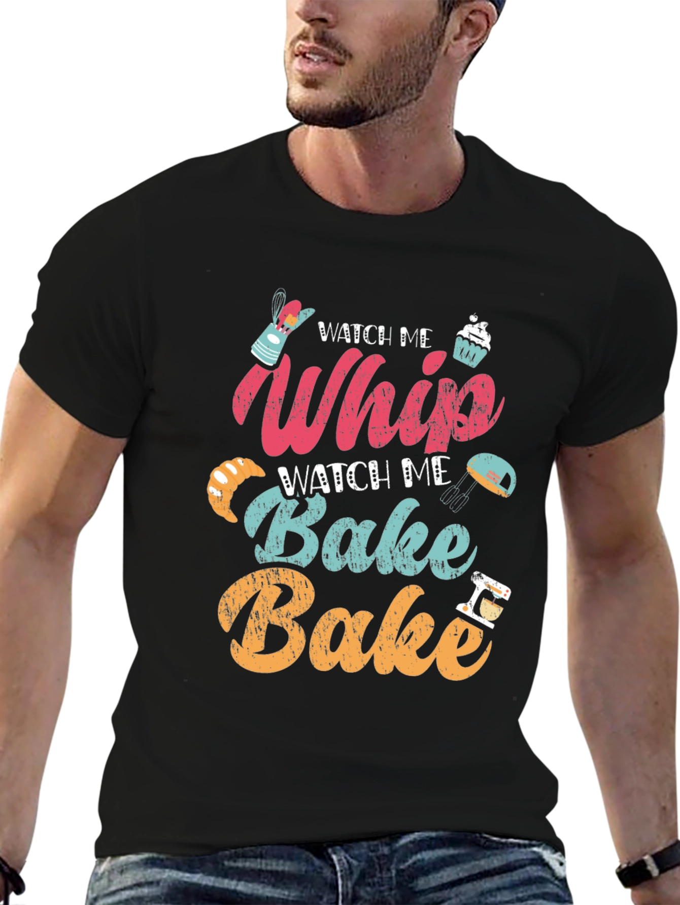 Watch Me Whip Bake T-Shirt - Bakers Delight!