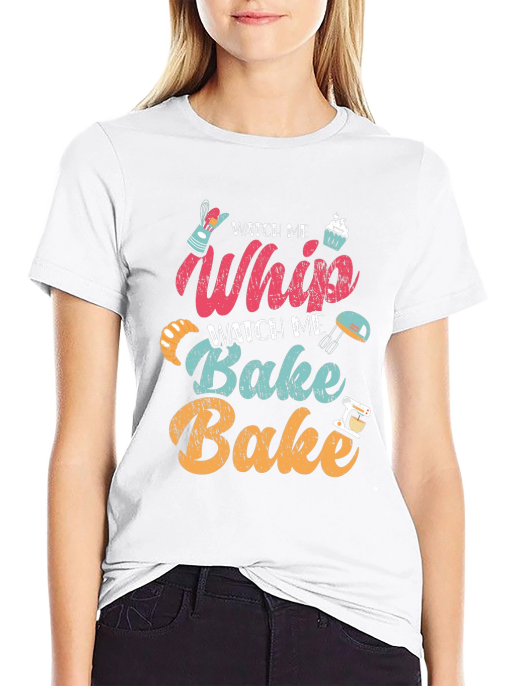 Watch Me Whip Bake T-Shirt - Bakers Delight!