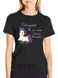 Poltergeist Unicorn Humor T-Shirt