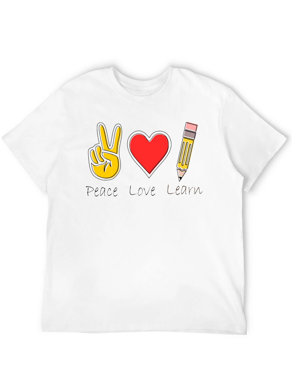 Peace Love Art T-Shirt