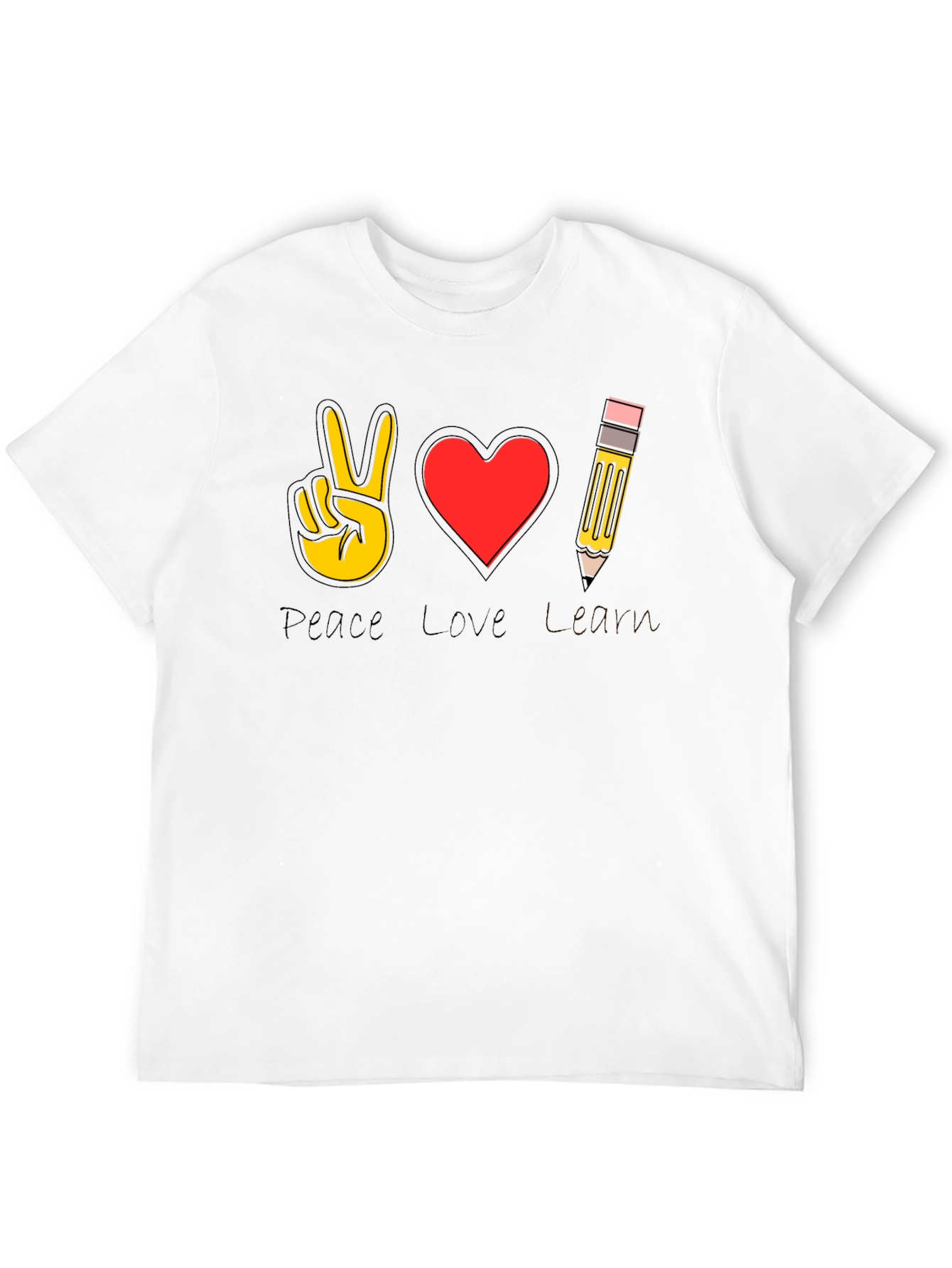 Peace Love Art T-Shirt