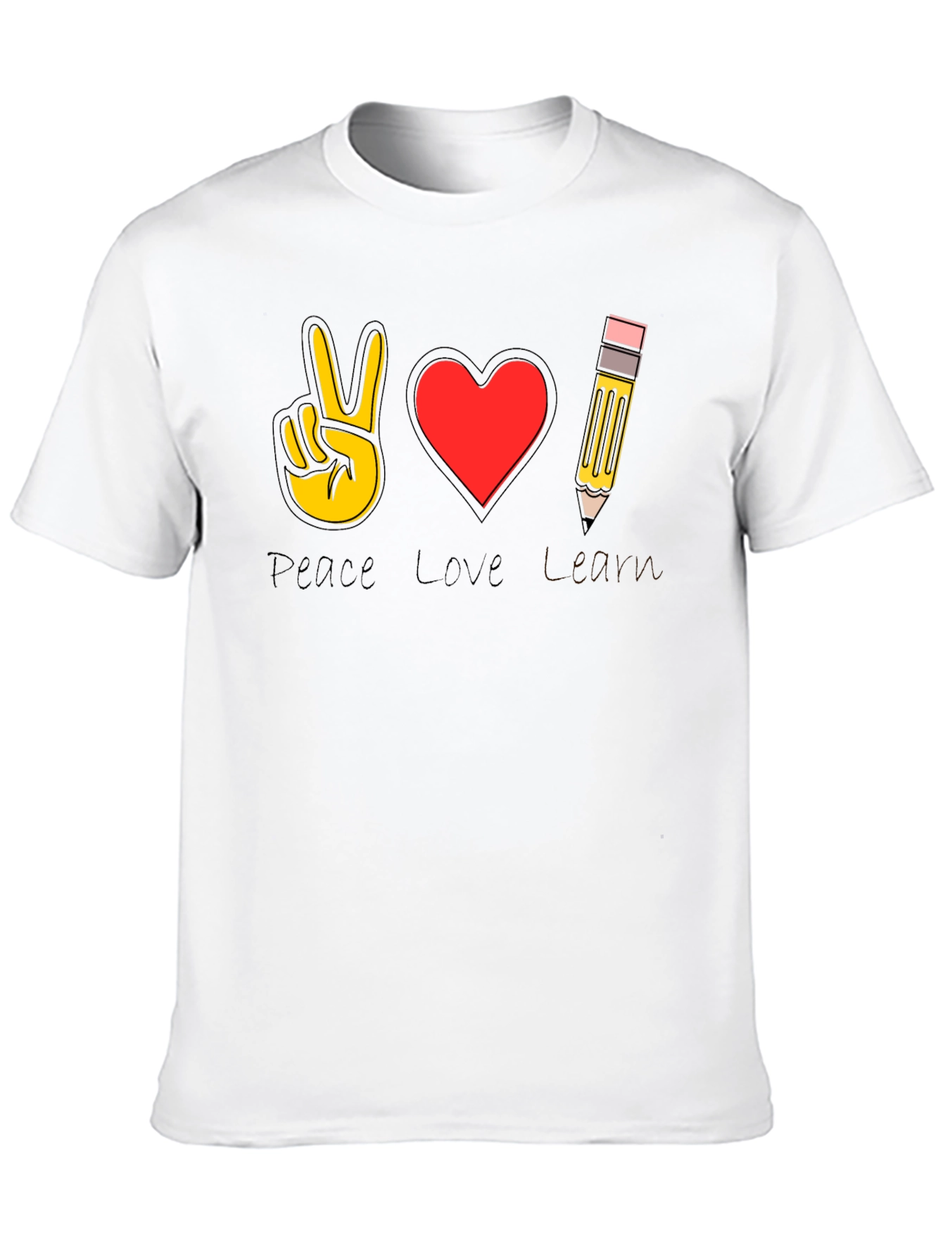 Peace Love Art T-Shirt