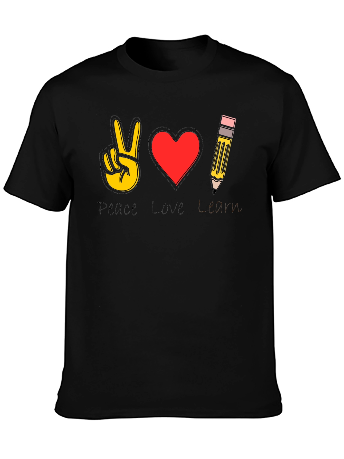 Peace Love Art T-Shirt