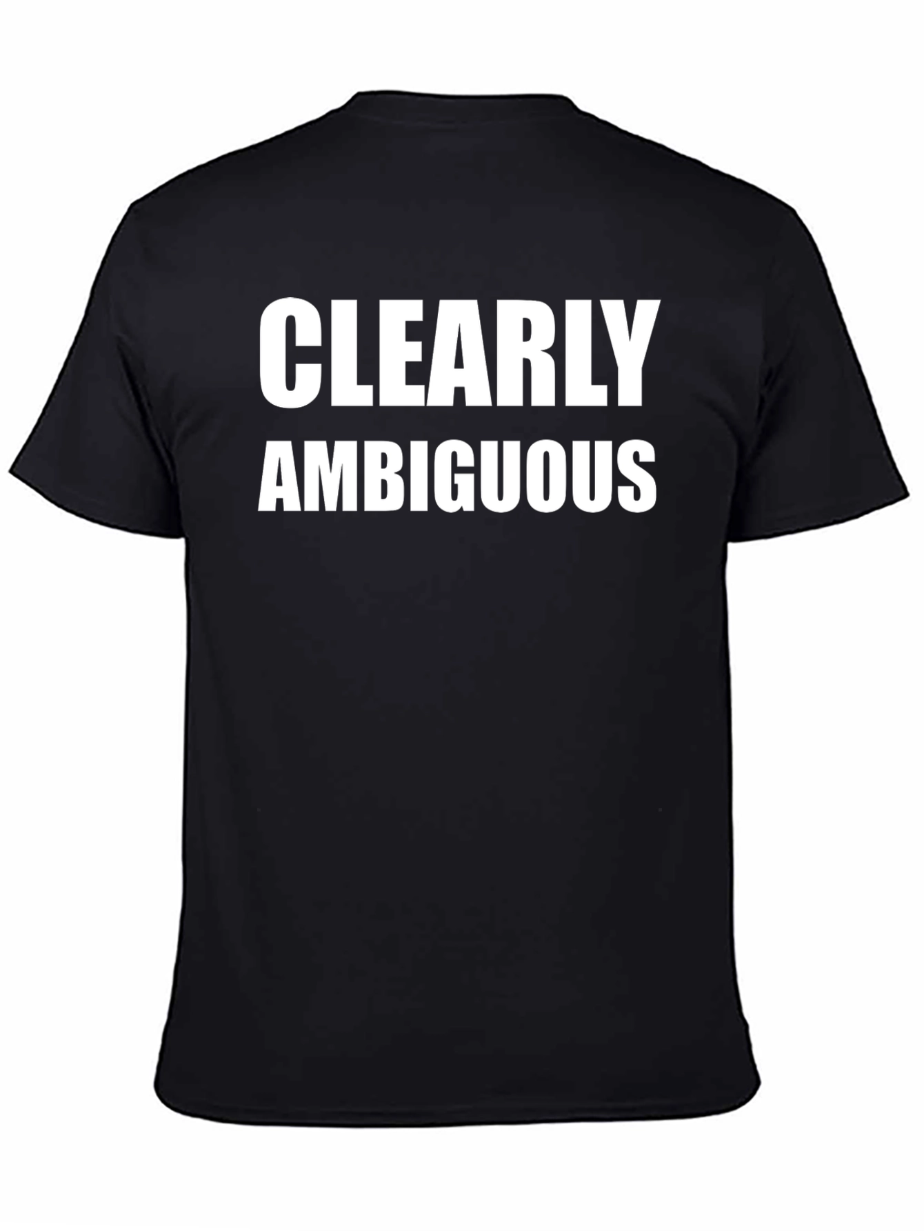Clearly Ambiguous Graphic T-Shirt