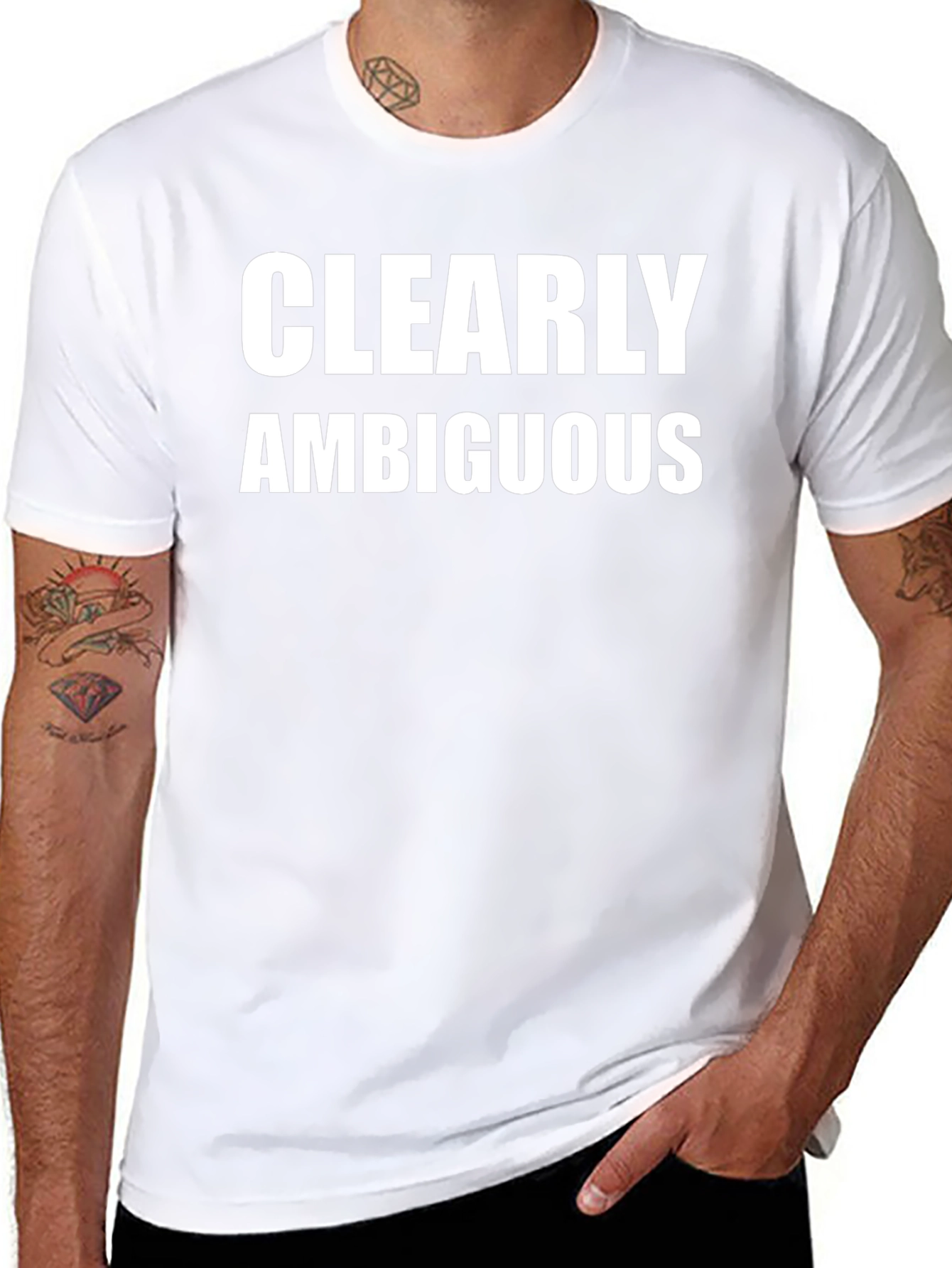 Clearly Ambiguous Graphic T-Shirt