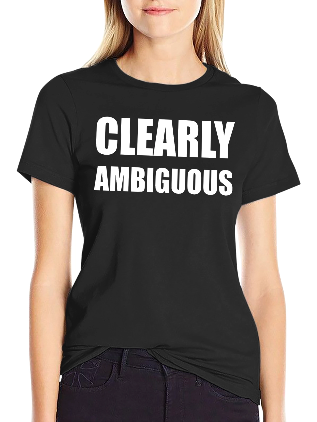 Clearly Ambiguous Graphic T-Shirt