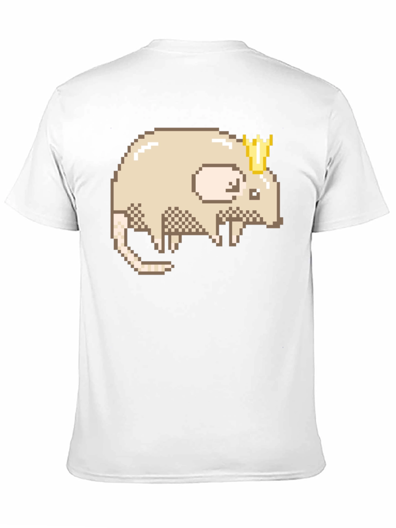 Pixel Rat King Graphic Tee - Black Casual Shirt