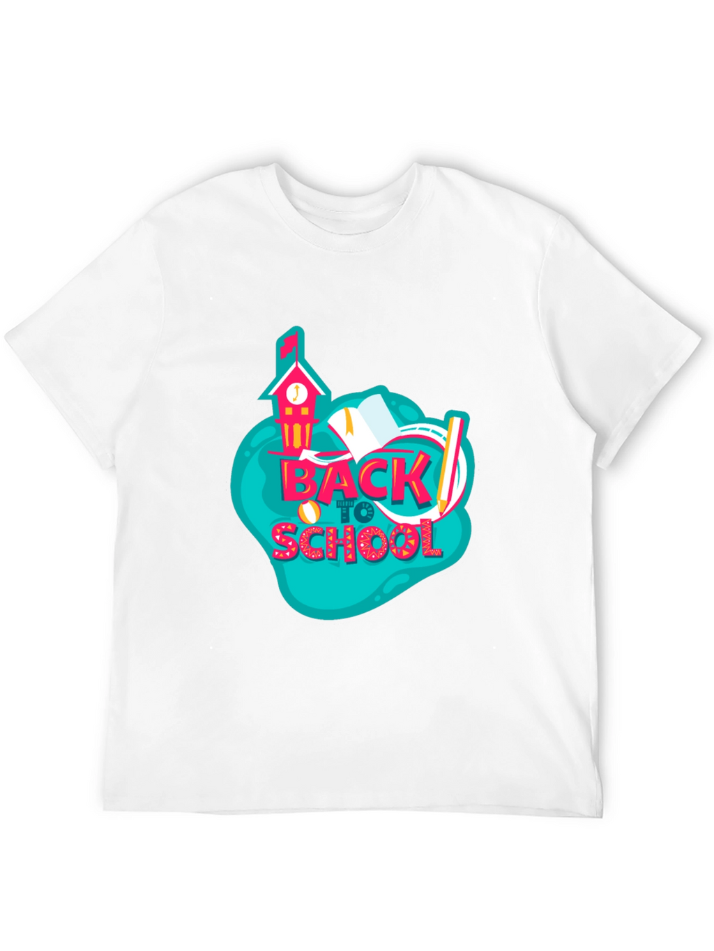 Back to School Graphic Black T-Shirt