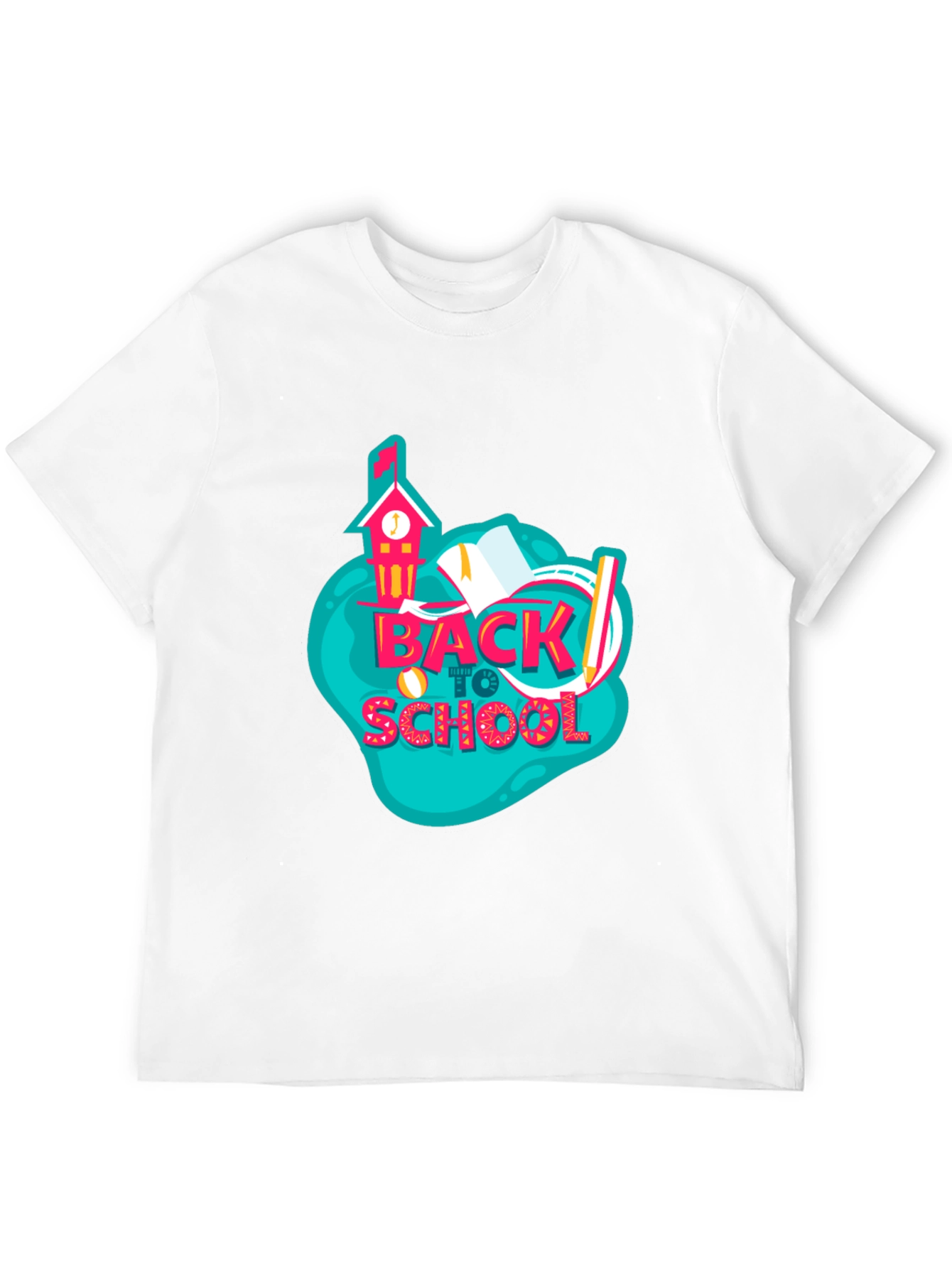 Back to School Graphic Black T-Shirt