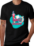 Back to School Graphic Black T-Shirt