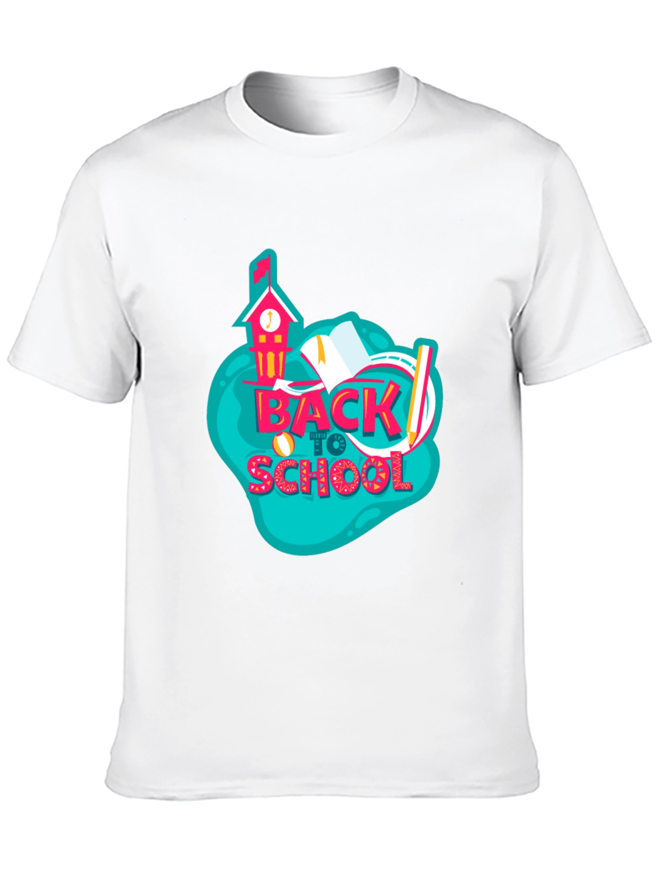 Back to School Graphic Black T-Shirt