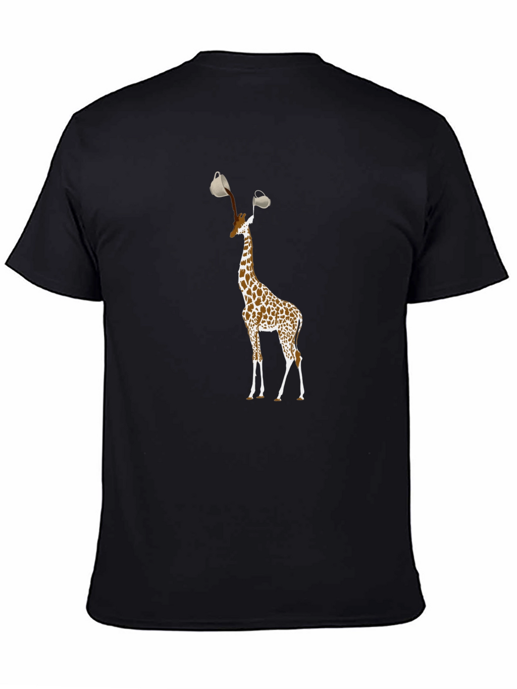 Giraffe Coffee T-Shirt - Funny Animal Lover Tee