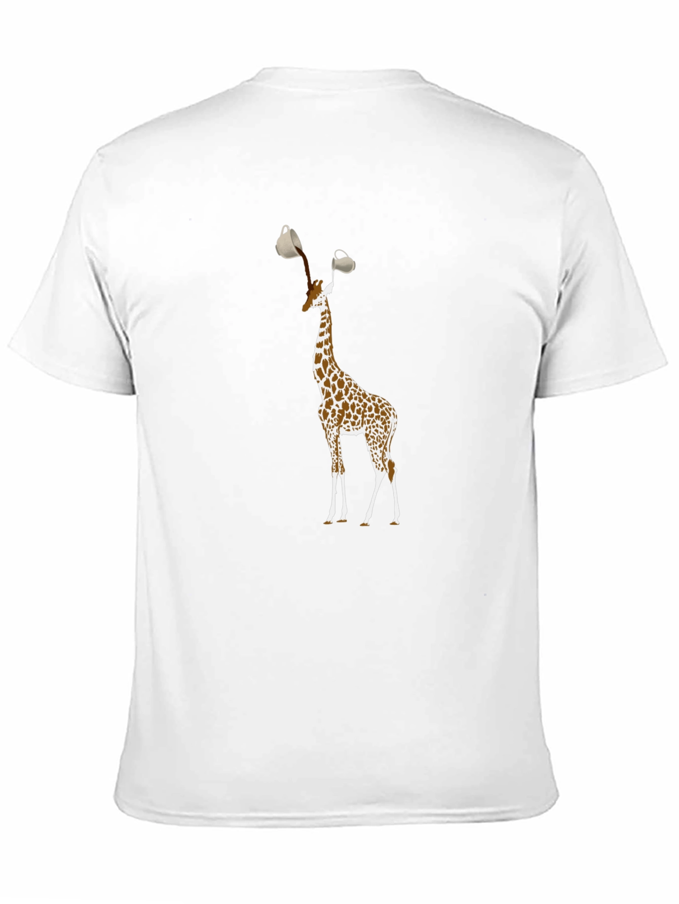 Giraffe Coffee T-Shirt - Funny Animal Lover Tee