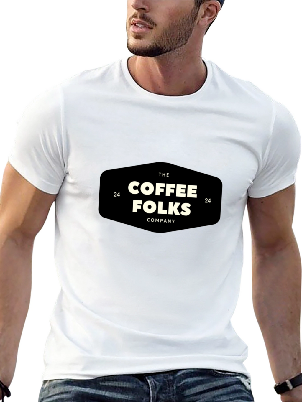 Coffee Folks Company Black T-Shirt